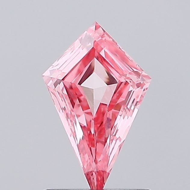 Loose Diamond - KITE 0.69ct Fancy Vivid Pink VS1: Loose Diamond - KITE 0.69ct Fancy Vivid Pink VS1 Source: This is a real non-mined Diamond that has been grown in a lab Shape: KITE Carats: 0.69 Color: Fancy Vivid Pink Certification: IGI Video: Video