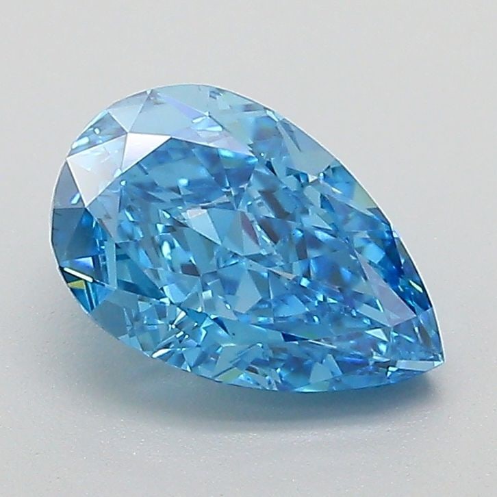 Loose Diamond - PEAR 1.44ct Fancy Vivid Blue VS1: Loose Diamond - PEAR 1.44ct Fancy Vivid Blue VS1 Source: This is a real non-mined Diamond that has been grown in a lab Shape: PEAR Carats: 1.44 Color: Fancy Vivid Blue Certification: IGI The Diamond D