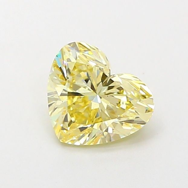 Loose Diamond - HEART 1.02ct Fancy Light Yellow VS2: Loose Diamond - HEART 1.02ct Fancy Light Yellow VS2 Source: This is a real non-mined Diamond that has been grown in a lab Shape: HEART Carats: 1.02 Color: Fancy Light Yellow Certification: IGI Video:
