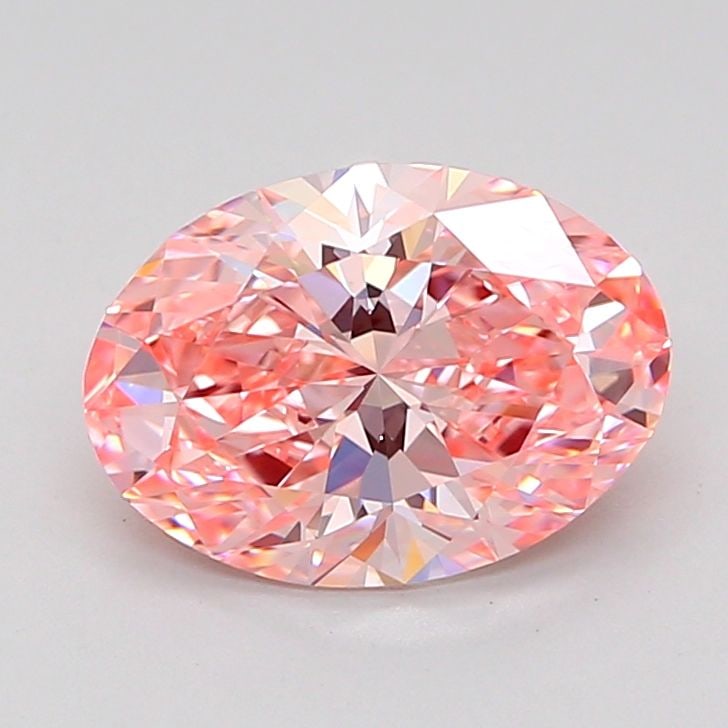 Loose Diamond - OVAL 1.91ct Fancy Vivid Pink VVS2: Loose Diamond - OVAL 1.91ct Fancy Vivid Pink VVS2 Source: This is a real non-mined Diamond that has been grown in a lab Shape: OVAL Carats: 1.91 Color: Fancy Vivid Pink Certification: IGI Video: