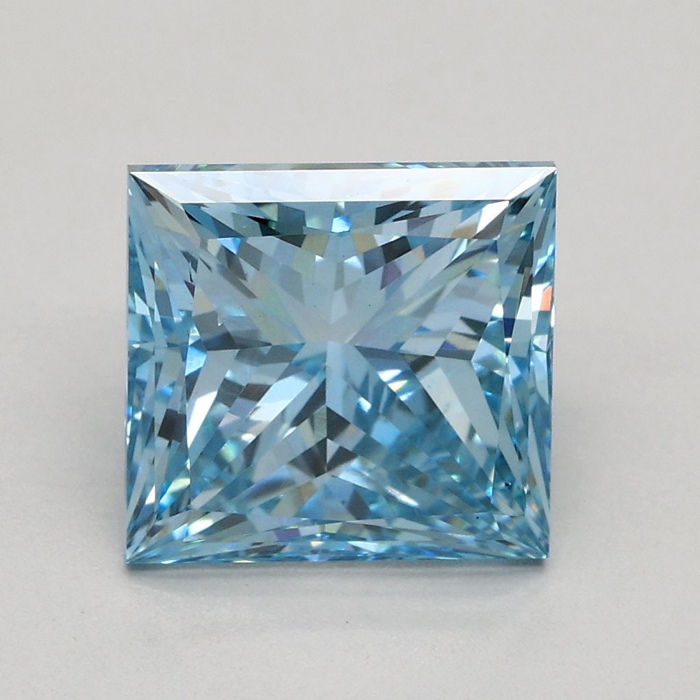 Loose Diamond - PRINCESS 2.5ct Fancy Intense Blue SI1 (1 of 1)