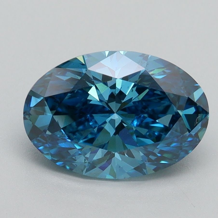 Loose Diamond - OVAL 2.12ct Fancy Vivid Blue VS2: Loose Diamond - OVAL 2.12ct Fancy Vivid Blue VS2 Source: This is a real non-mined Diamond that has been grown in a lab Shape: OVAL Carats: 2.12 Color: Fancy Vivid Blue Certification: IGI Video:
