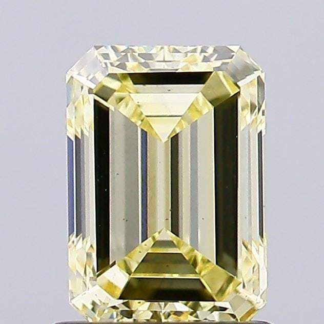 Loose Diamond - EMERALD 1.25ct Fancy Intense Yellow VS1: Loose Diamond - EMERALD 1.25ct Fancy Intense Yellow VS1 Source: This is a real non-mined Diamond that has been grown in a lab Shape: EMERALD Carats: 1.25 Color: Fancy Intense Yellow Certification: NON