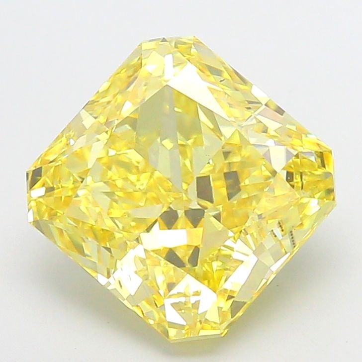 Loose Diamond - SQUARE RADIANT 7.02ct Fancy Vivid Yellow VS1: Loose Diamond - SQUARE RADIANT 7.02ct Fancy Vivid Yellow VS1 Source: This is a real non-mined Diamond that has been grown in a lab Shape: SQUARE RADIANT Carats: 7.02 Color: Fancy Vivid Yellow Certific