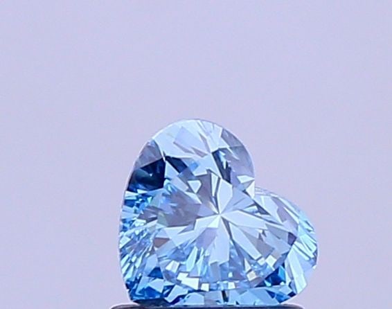 Loose Diamond - HEART 0.81ct Fancy Vivid Blue VVS1: Loose Diamond - HEART 0.81ct Fancy Vivid Blue VVS1 Source: This is a real non-mined Diamond that has been grown in a lab Shape: HEART Carats: 0.81 Color: Fancy Vivid Blue Certification: IGI Video: