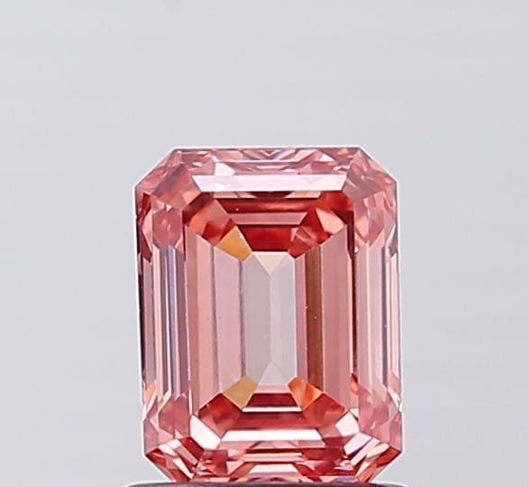 Loose Diamond - EMERALD 1.05ct Fancy Vivid Pink VVS2: Loose Diamond - EMERALD 1.05ct Fancy Vivid Pink VVS2 Source: This is a real non-mined Diamond that has been grown in a lab Shape: EMERALD Carats: 1.05 Color: Fancy Vivid Pink Certification: IGI Video: