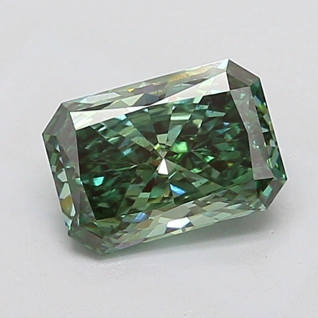 Loose Diamond - RADIANT 2.02ct Fancy Vivid Green VS2: Loose Diamond - RADIANT 2.02ct Fancy Vivid Green VS2 Source: This is a real non-mined Diamond that has been grown in a lab Shape: RADIANT Carats: 2.02 Color: Fancy Vivid Green Certification: IGI Video