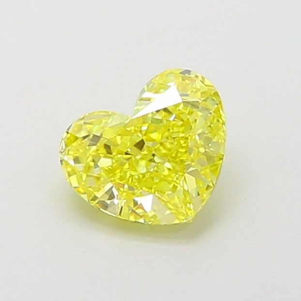 Loose Diamond - HEART 1.02ct Fancy Vivid Yellow VS1: Loose Diamond - HEART 1.02ct Fancy Vivid Yellow VS1 Source: This is a real non-mined Diamond that has been grown in a lab Shape: HEART Carats: 1.02 Color: Fancy Vivid Yellow Certification: IGI Video: