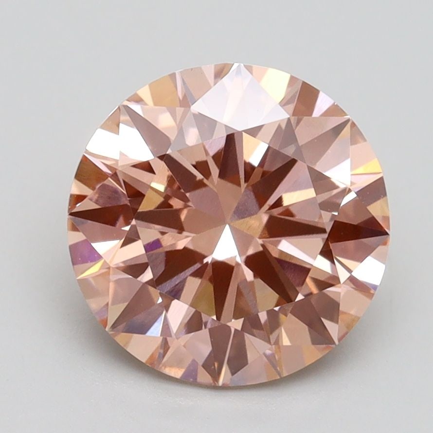 Loose Diamond - ROUND 2.55ct Fancy Intense Pink VS2: Loose Diamond - ROUND 2.55ct Fancy Intense Pink VS2 Source: This is a real non-mined Diamond that has been grown in a lab Shape: ROUND Carats: 2.55 Color: Fancy Intense Pink Certification: IGI Video:
