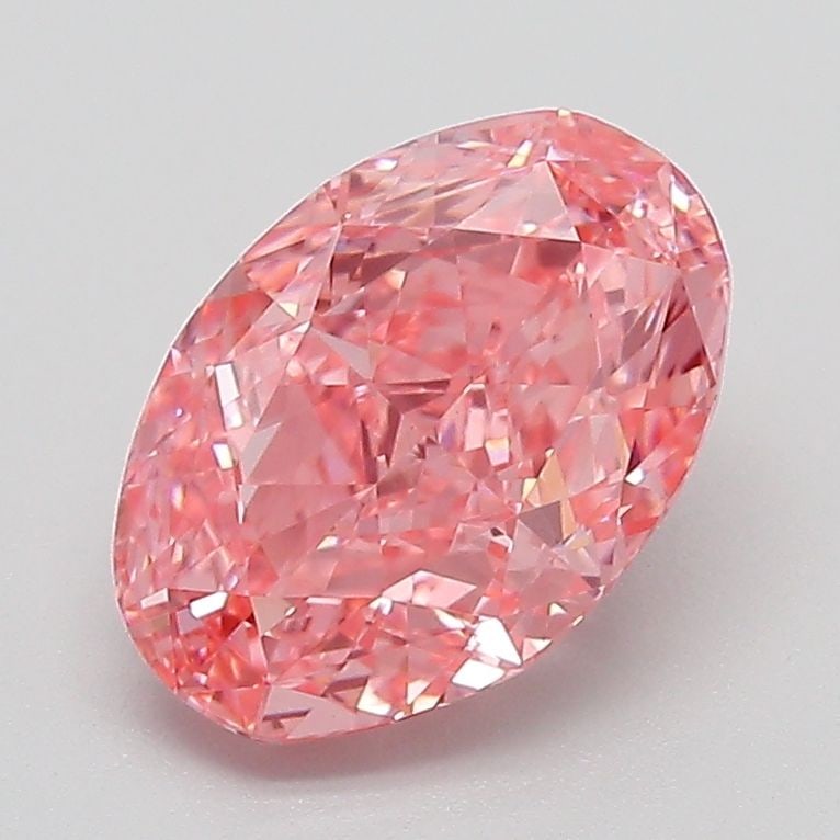 Loose Diamond - OVAL 2.03ct Fancy Vivid Pink VVS2: Loose Diamond - OVAL 2.03ct Fancy Vivid Pink VVS2 Source: This is a real non-mined Diamond that has been grown in a lab Shape: OVAL Carats: 2.03 Color: Fancy Vivid Pink Certification: IGI Video: