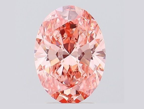 Loose Diamond - OVAL 2.4ct Fancy Vivid Pink VS1: Loose Diamond - OVAL 2.4ct Fancy Vivid Pink VS1 Source: This is a real non-mined Diamond that has been grown in a lab Shape: OVAL Carats: 2.4 Color: Fancy Vivid Pink Certification: IGI Video: