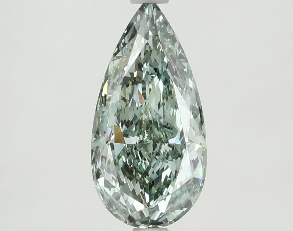 Loose Diamond - PEAR 1.83ct Fancy Vivid Green VS1: Loose Diamond - PEAR 1.83ct Fancy Vivid Green VS1 Source: This is a real non-mined Diamond that has been grown in a lab Shape: PEAR Carats: 1.83 Color: Fancy Vivid Green Certification: NONE Video: