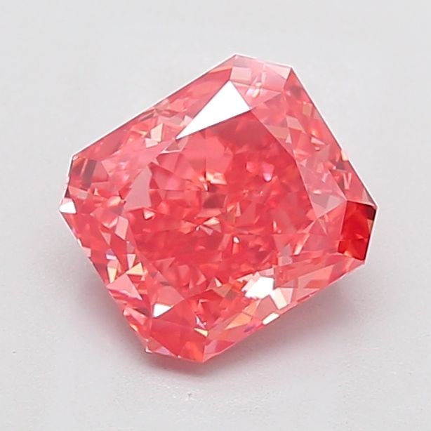 Loose Diamond - RADIANT 2.57ct Fancy Vivid Pink VS1: Loose Diamond - RADIANT 2.57ct Fancy Vivid Pink VS1 Source: This is a real non-mined Diamond that has been grown in a lab Shape: RADIANT Carats: 2.57 Color: Fancy Vivid Pink Certification: IGI Video: