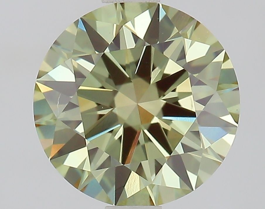 Ideal Loose Diamond - ROUND 1.57ct Fancy Vivid Green VVS2: Ideal Loose Diamond - ROUND 1.57ct Fancy Vivid Green VVS2 Source: This is a real non-mined Diamond that has been grown in a lab Shape: ROUND Carats: 1.57 Color: Fancy Vivid Green Certification: IGI Th