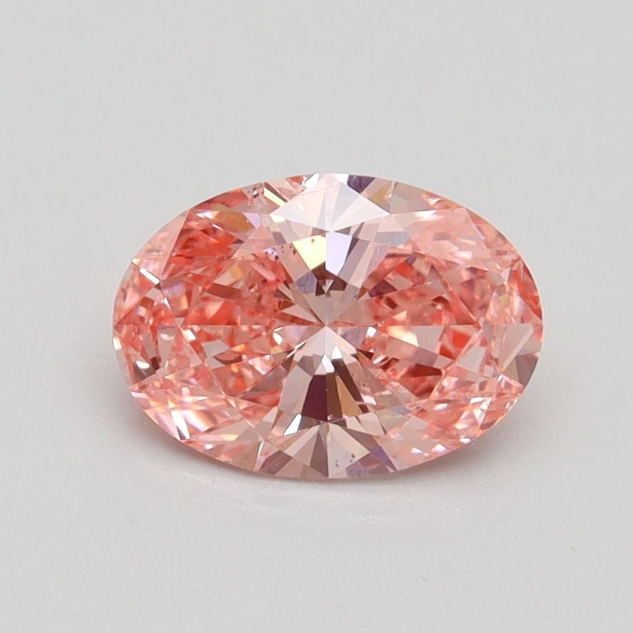 Loose Diamond - OVAL 1.02ct Fancy Intense Pink SI1: Loose Diamond - OVAL 1.02ct Fancy Intense Pink SI1 Source: This is a real non-mined Diamond that has been grown in a lab Shape: OVAL Carats: 1.02 Color: Fancy Intense Pink Certification: IGI Video: