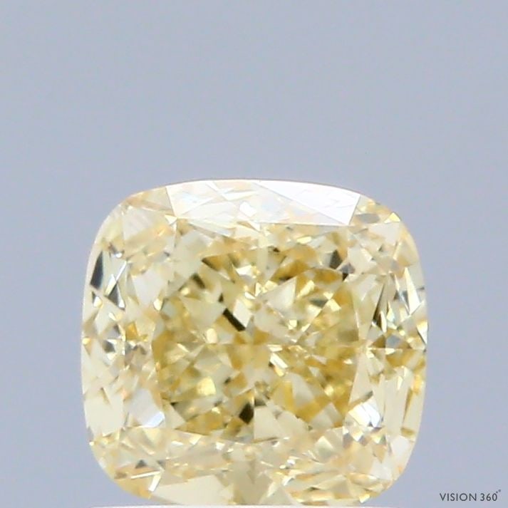 Loose Diamond - CUSHION MODIFIED 1.03ct Fancy Yellow VVS2: Loose Diamond - CUSHION MODIFIED 1.03ct Fancy Yellow VVS2 Source: This is a real non-mined Diamond that has been grown in a lab Shape: CUSHION MODIFIED Carats: 1.03 Color: Fancy Yellow Certification: 