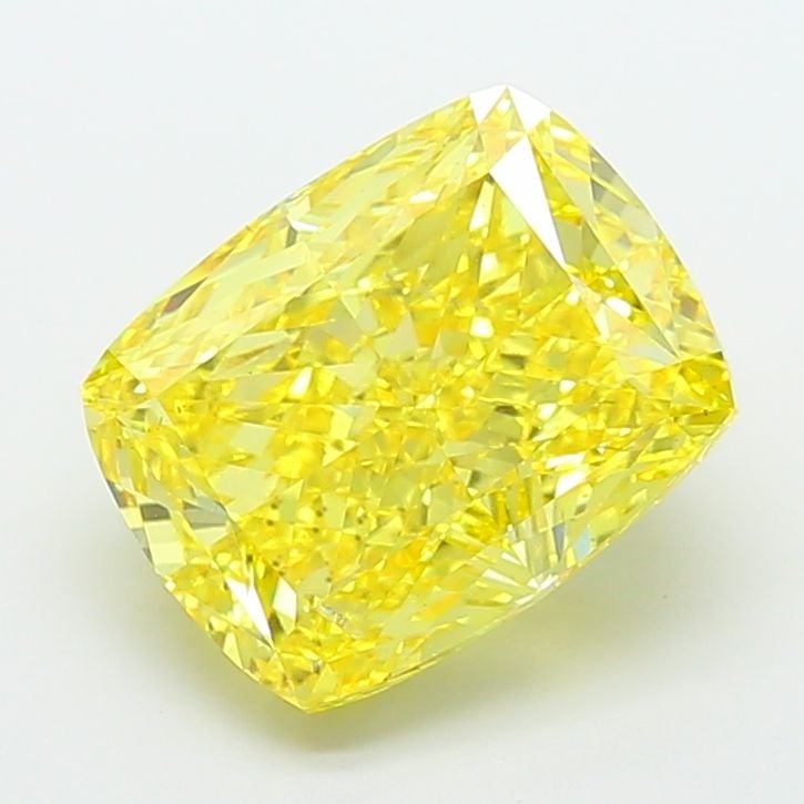 Loose Diamond - CUSHION MODIFIED 8.02ct Fancy Vivid Yellow VS2: Loose Diamond - CUSHION MODIFIED 8.02ct Fancy Vivid Yellow VS2 Source: This is a real non-mined Diamond that has been grown in a lab Shape: CUSHION MODIFIED Carats: 8.02 Color: Fancy Vivid Yellow Cert