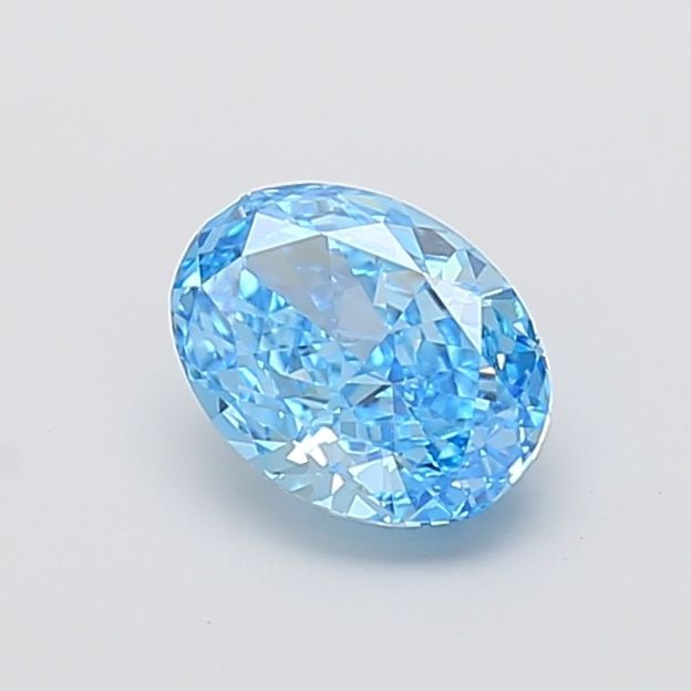 Loose Diamond - OVAL 1.38ct Fancy Vivid Blue VVS2: Loose Diamond - OVAL 1.38ct Fancy Vivid Blue VVS2 Source: This is a real non-mined Diamond that has been grown in a lab Shape: OVAL Carats: 1.38 Color: Fancy Vivid Blue Certification: IGI Video: