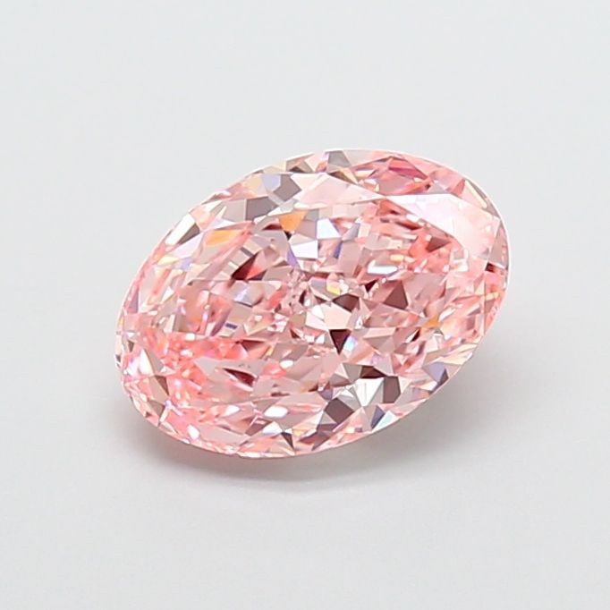 Loose Diamond - OVAL 2.53ct Fancy Vivid Pink VS1: Loose Diamond - OVAL 2.53ct Fancy Vivid Pink VS1 Source: This is a real non-mined Diamond that has been grown in a lab Shape: OVAL Carats: 2.53 Color: Fancy Vivid Pink Certification: IGI Video: