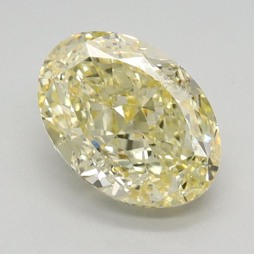 Loose Diamond - OVAL 1.92ct Fancy Yellow VS2: Loose Diamond - OVAL 1.92ct Fancy Yellow VS2 Source: This is a real non-mined Diamond that has been grown in a lab Shape: OVAL Carats: 1.92 Color: Fancy Yellow Certification: IGI Video: