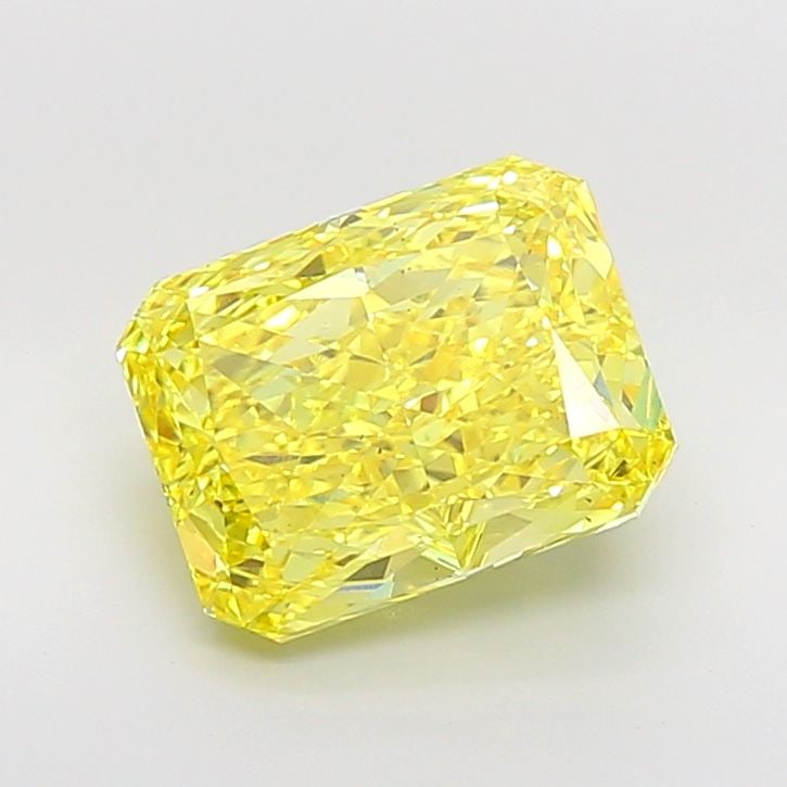 Loose Diamond - RADIANT 8.08ct Fancy Vivid Yellow VS2: Loose Diamond - RADIANT 8.08ct Fancy Vivid Yellow VS2 Source: This is a real non-mined Diamond that has been grown in a lab Shape: RADIANT Carats: 8.08 Color: Fancy Vivid Yellow Certification: IGI Vid