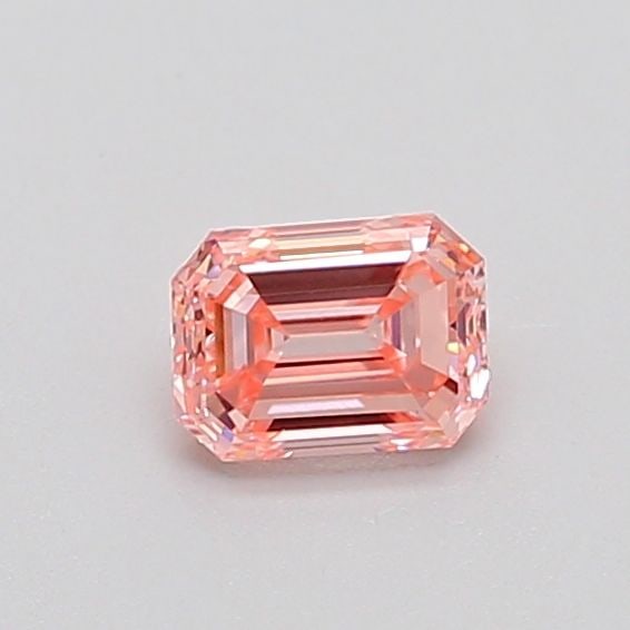 Loose Diamond - EMERALD 0.36ct Fancy Intense Pink VVS2: Loose Diamond - EMERALD 0.36ct Fancy Intense Pink VVS2 Source: This is a real non-mined Diamond that has been grown in a lab Shape: EMERALD Carats: 0.36 Color: Fancy Intense Pink Certification: IGI Vi