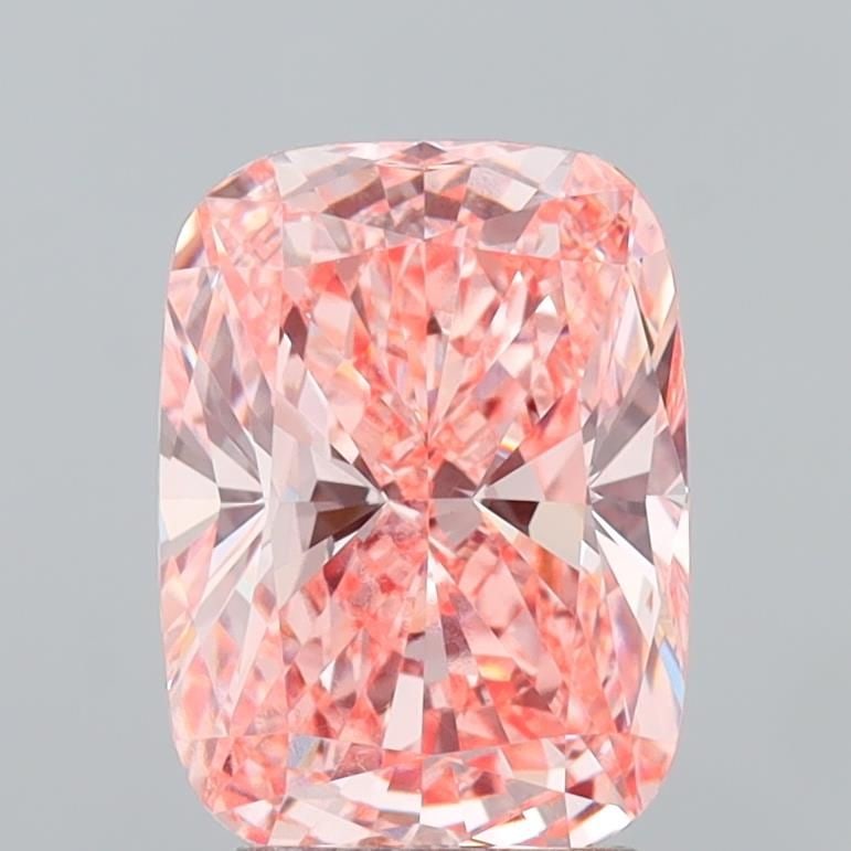 Loose Diamond - CUSHION MODIFIED 3.08ct Fancy Vivid Pink VS1: Loose Diamond - CUSHION MODIFIED 3.08ct Fancy Vivid Pink VS1 Source: This is a real non-mined Diamond that has been grown in a lab Shape: CUSHION MODIFIED Carats: 3.08 Color: Fancy Vivid Pink Certific