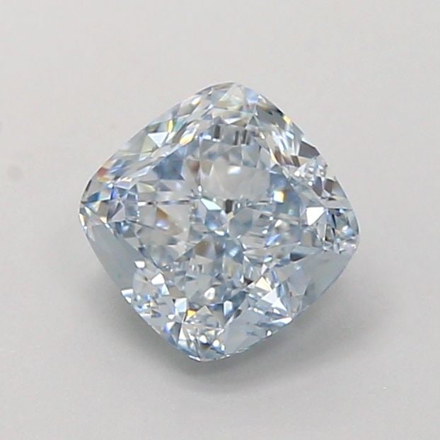 Loose Diamond - CUSHION MODIFIED 1.08ct Fancy Intense Blue VVS1: Loose Diamond - CUSHION MODIFIED 1.08ct Fancy Intense Blue VVS1 Source: This is a real non-mined Diamond that has been grown in a lab Shape: CUSHION MODIFIED Carats: 1.08 Color: Fancy Intense Blue Cer