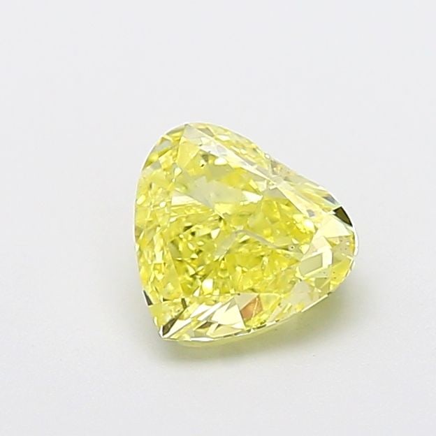 Loose Diamond - HEART 1.32ct Fancy Intense Yellow VS2: Loose Diamond - HEART 1.32ct Fancy Intense Yellow VS2 Source: This is a real non-mined Diamond that has been grown in a lab Shape: HEART Carats: 1.32 Color: Fancy Intense Yellow Certification: IGI Vid