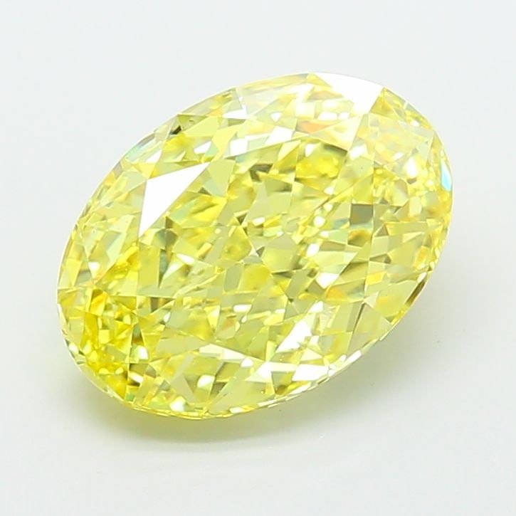 Loose Diamond - OVAL 5.01ct Fancy Intense Yellow VS1: Loose Diamond - OVAL 5.01ct Fancy Intense Yellow VS1 Source: This is a real non-mined Diamond that has been grown in a lab Shape: OVAL Carats: 5.01 Color: Fancy Intense Yellow Certification: IGI Video