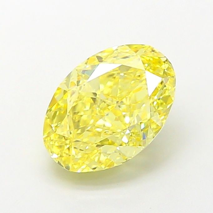 Loose Diamond - OVAL 2.54ct Fancy Intense Yellow VS1: Loose Diamond - OVAL 2.54ct Fancy Intense Yellow VS1 Source: This is a real non-mined Diamond that has been grown in a lab Shape: OVAL Carats: 2.54 Color: Fancy Intense Yellow Certification: IGI Video