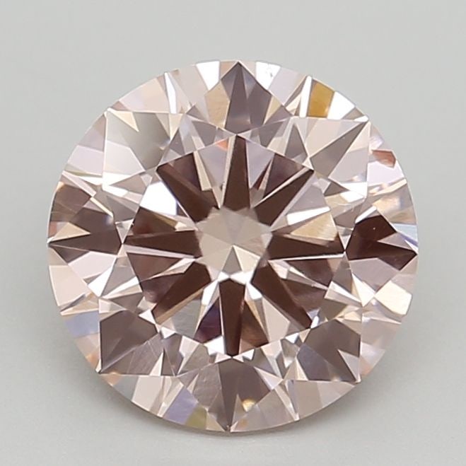 Loose Diamond - ROUND 2.37ct Fancy Pink VS2: Loose Diamond - ROUND 2.37ct Fancy Pink VS2 Source: This is a real non-mined Diamond that has been grown in a lab Shape: ROUND Carats: 2.37 Color: Fancy Pink Certification: IGI Video: