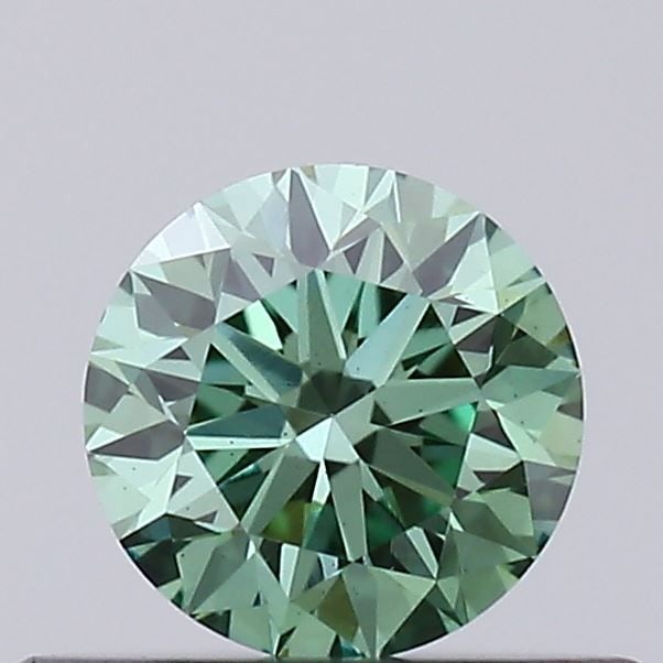 Loose Diamond - ROUND 0.33ct Fancy Vivid Green VS2: Loose Diamond - ROUND 0.33ct Fancy Vivid Green VS2 Source: This is a real non-mined Diamond that has been grown in a lab Shape: ROUND Carats: 0.33 Color: Fancy Vivid Green Certification: IGI Video: