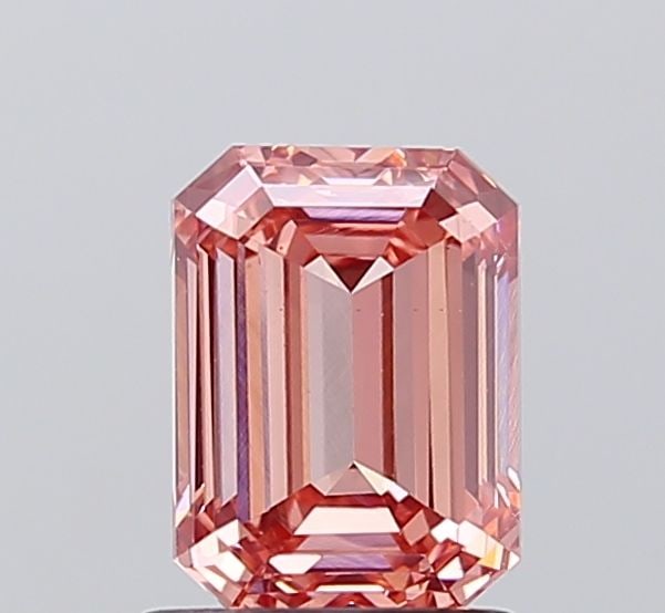Loose Diamond - EMERALD 1.54ct Fancy Intense Pink VS2: Loose Diamond - EMERALD 1.54ct Fancy Intense Pink VS2 Source: This is a real non-mined Diamond that has been grown in a lab Shape: EMERALD Carats: 1.54 Color: Fancy Intense Pink Certification: IGI Vid