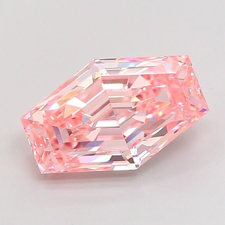 Loose Diamond - LOZENGE 3.13ct Fancy Vivid Pink VVS2: Loose Diamond - LOZENGE 3.13ct Fancy Vivid Pink VVS2 Source: This is a real non-mined Diamond that has been grown in a lab Shape: LOZENGE Carats: 3.13 Color: Fancy Vivid Pink Certification: IGI Video:
