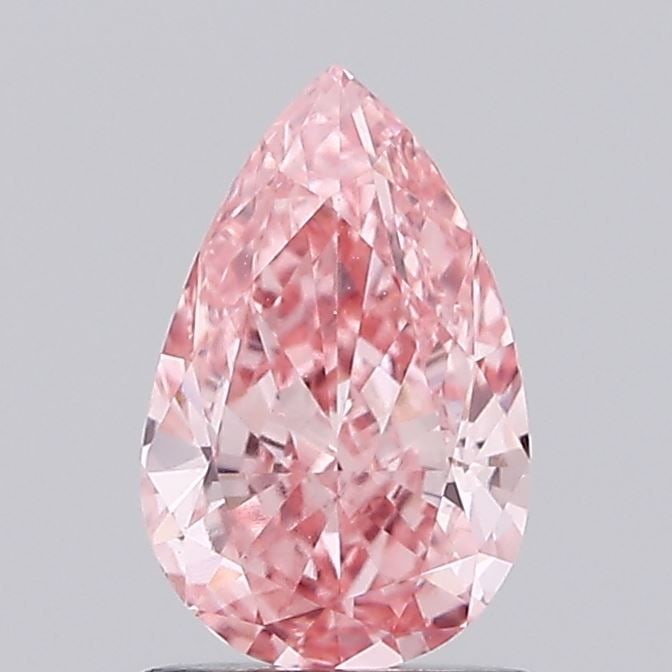 Loose Diamond - PEAR 1.3ct Fancy Vivid Pink VVS2: Loose Diamond - PEAR 1.3ct Fancy Vivid Pink VVS2 Source: This is a real non-mined Diamond that has been grown in a lab Shape: PEAR Carats: 1.3 Color: Fancy Vivid Pink Certification: IGI Video:
