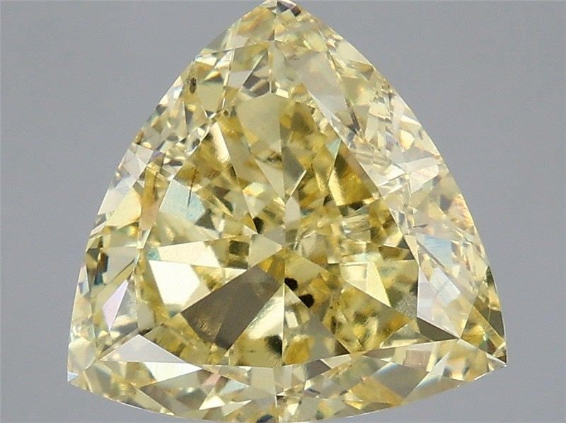 Loose Diamond - TRIANGULAR 6.05ct Fancy Intense Yellow SI1: Loose Diamond - TRIANGULAR 6.05ct Fancy Intense Yellow SI1 Source: This is a real non-mined Diamond that has been grown in a lab Shape: TRIANGULAR Carats: 6.05 Color: Fancy Intense Yellow Certificatio