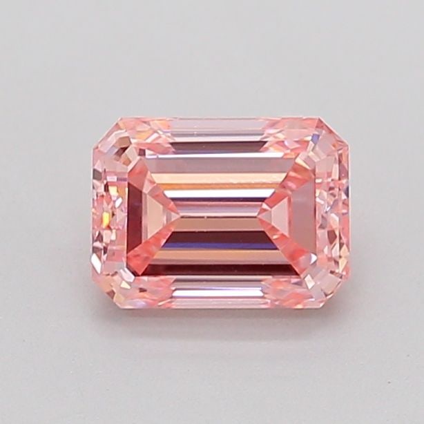Loose Diamond - EMERALD 0.9ct Fancy Intense Pink VS1: Loose Diamond - EMERALD 0.9ct Fancy Intense Pink VS1 Source: This is a real non-mined Diamond that has been grown in a lab Shape: EMERALD Carats: 0.9 Color: Fancy Intense Pink Certification: IGI Video