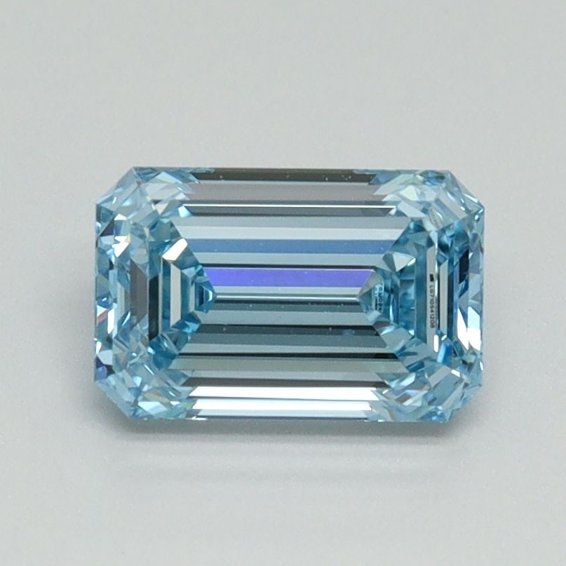 Loose Diamond - EMERALD 1.13ct Fancy Intense Blue VVS2: Loose Diamond - EMERALD 1.13ct Fancy Intense Blue VVS2 Source: This is a real non-mined Diamond that has been grown in a lab Shape: EMERALD Carats: 1.13 Color: Fancy Intense Blue Certification: IGI Vi