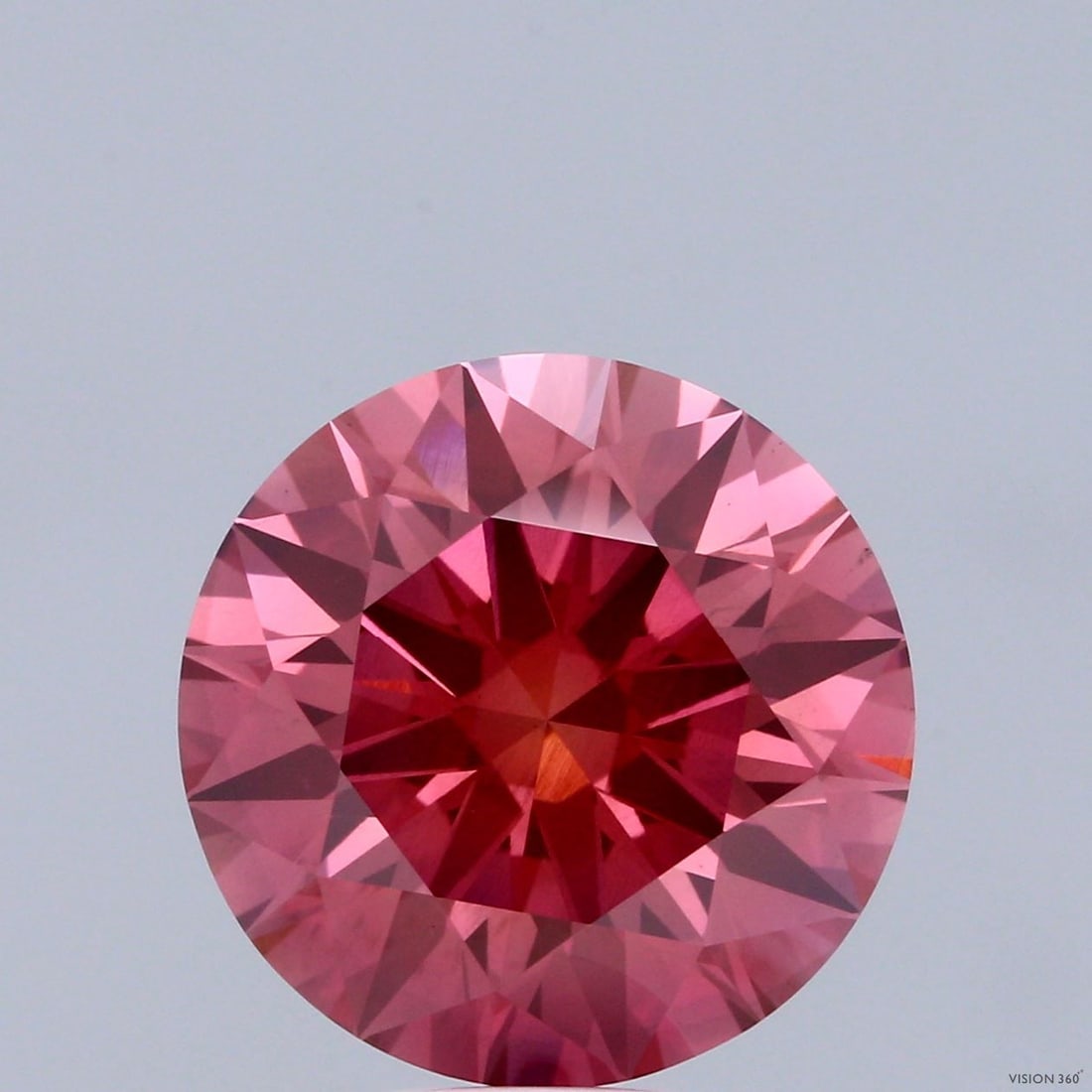 Ideal Loose Diamond - ROUND 8.09ct Fancy Vivid Pink VS2: Ideal Loose Diamond - ROUND 8.09ct Fancy Vivid Pink VS2 Source: This is a real non-mined Diamond that has been grown in a lab Shape: ROUND Carats: 8.09 Color: Fancy Vivid Pink Certification: IGI The D