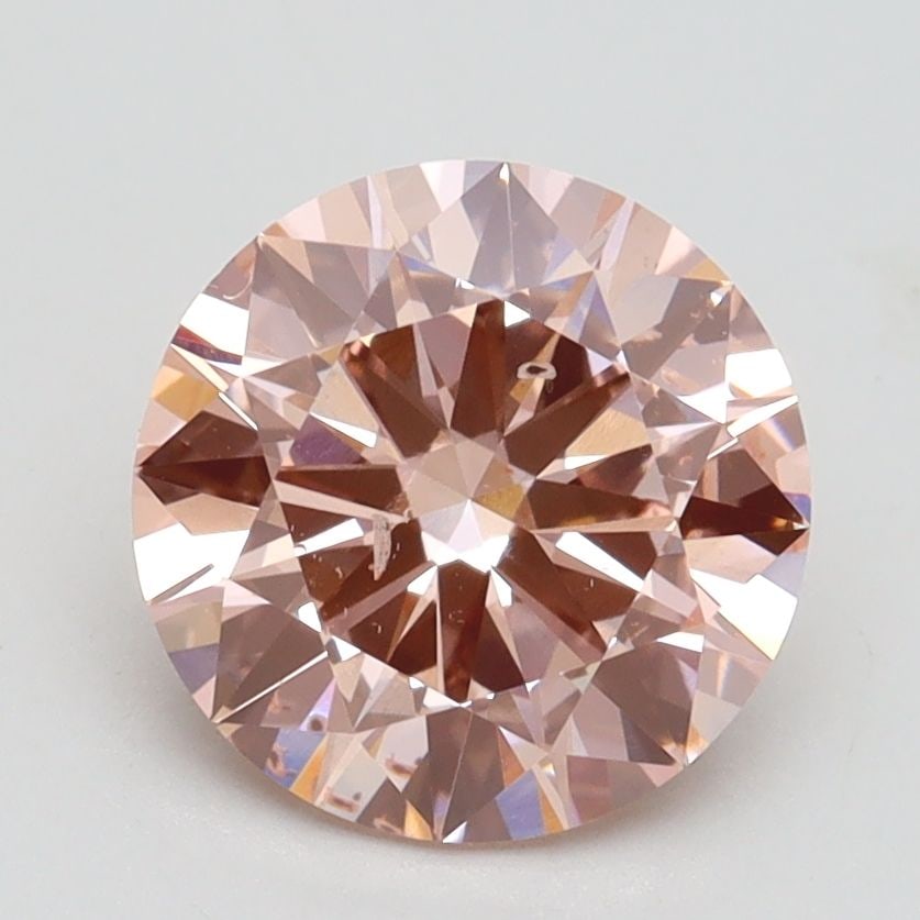 Loose Diamond - ROUND 2.01ct Fancy Intense Pink SI1: Loose Diamond - ROUND 2.01ct Fancy Intense Pink SI1 Source: This is a real non-mined Diamond that has been grown in a lab Shape: ROUND Carats: 2.01 Color: Fancy Intense Pink Certification: IGI Video: