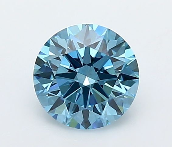 Ideal Loose Diamond - ROUND 1.05ct Fancy Vivid Blue VS1: Ideal Loose Diamond - ROUND 1.05ct Fancy Vivid Blue VS1 Source: This is a real non-mined Diamond that has been grown in a lab Shape: ROUND Carats: 1.05 Color: Fancy Vivid Blue Certification: IGI Video