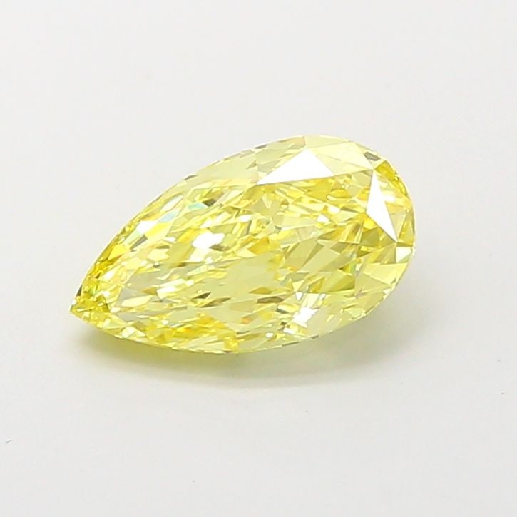 Loose Diamond - PEAR 1.57ct Fancy Vivid Yellow VVS2: Loose Diamond - PEAR 1.57ct Fancy Vivid Yellow VVS2 Source: This is a real non-mined Diamond that has been grown in a lab Shape: PEAR Carats: 1.57 Color: Fancy Vivid Yellow Certification: IGI Video:
