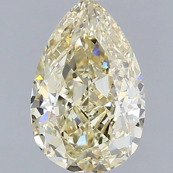 Loose Diamond - PEAR 1.06ct Fancy Light Yellow VVS2: Loose Diamond - PEAR 1.06ct Fancy Light Yellow VVS2 Source: This is a real non-mined Diamond that has been grown in a lab Shape: PEAR Carats: 1.06 Color: Fancy Light Yellow Certification: IGI Video: