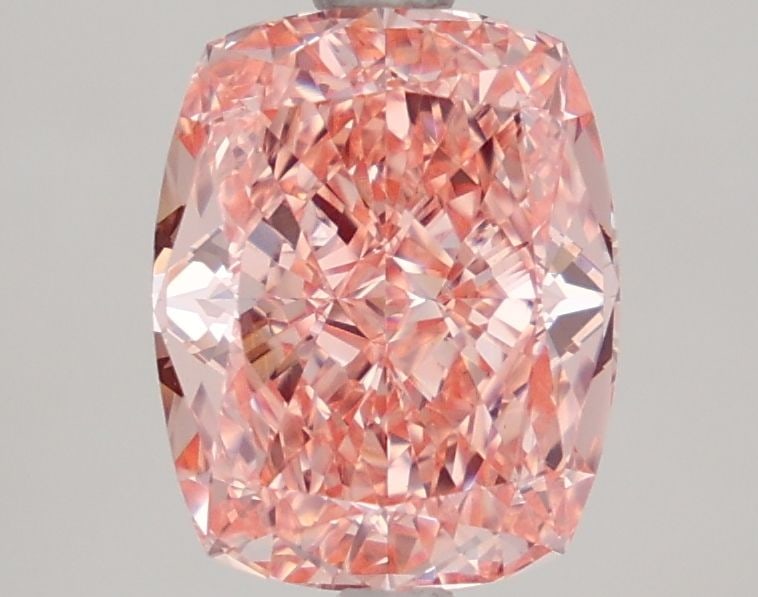 Loose Diamond - CUSHION MODIFIED 2.64ct Fancy Vivid Pink VS1: Loose Diamond - CUSHION MODIFIED 2.64ct Fancy Vivid Pink VS1 Source: This is a real non-mined Diamond that has been grown in a lab Shape: CUSHION MODIFIED Carats: 2.64 Color: Fancy Vivid Pink Certific