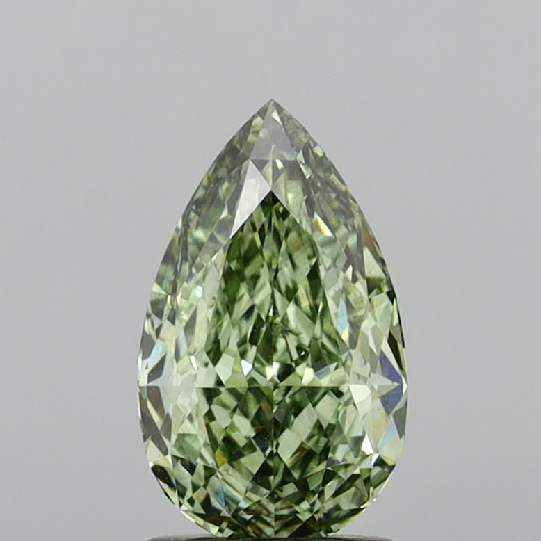 Loose Diamond - PEAR 1.58ct Fancy Vivid Green SI1: Loose Diamond - PEAR 1.58ct Fancy Vivid Green SI1 Source: This is a real non-mined Diamond that has been grown in a lab Shape: PEAR Carats: 1.58 Color: Fancy Vivid Green Certification: IGI Video: