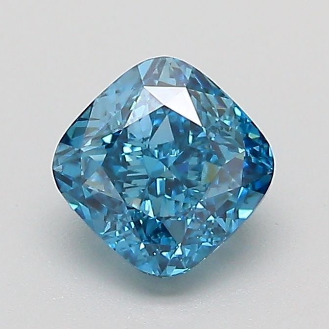 Loose Diamond - CUSHION MODIFIED 1.07ct Fancy Vivid Blue VVS2: Loose Diamond - CUSHION MODIFIED 1.07ct Fancy Vivid Blue VVS2 Source: This is a real non-mined Diamond that has been grown in a lab Shape: CUSHION MODIFIED Carats: 1.07 Color: Fancy Vivid Blue Certifi