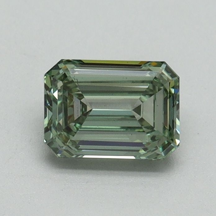 Loose Diamond - EMERALD 0.71ct Fancy Intense Green VS1: Loose Diamond - EMERALD 0.71ct Fancy Intense Green VS1 Source: This is a real non-mined Diamond that has been grown in a lab Shape: EMERALD Carats: 0.71 Color: Fancy Intense Green Certification: IGI V