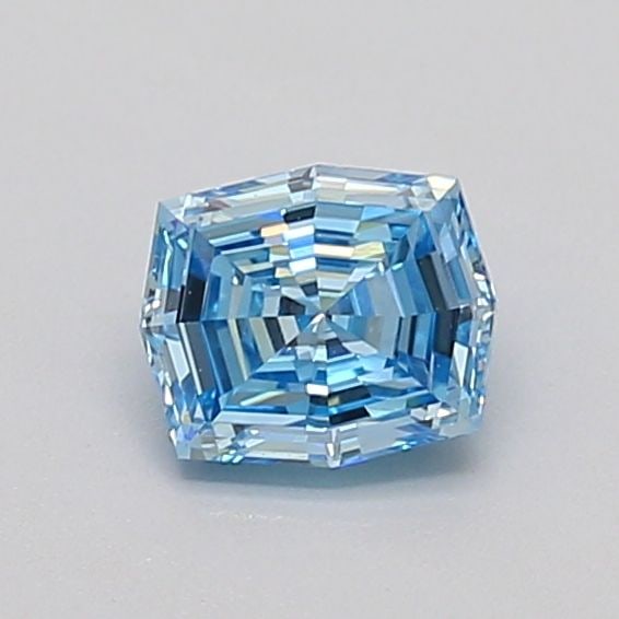 Loose Diamond - OCTAGONAL 0.51ct Fancy Vivid Blue VS1: Loose Diamond - OCTAGONAL 0.51ct Fancy Vivid Blue VS1 Source: This is a real non-mined Diamond that has been grown in a lab Shape: OCTAGONAL Carats: 0.51 Color: Fancy Vivid Blue Certification: IGI Vid