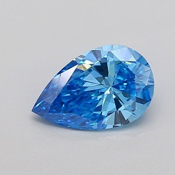 Loose Diamond - PEAR 0.5ct Fancy Vivid Blue VS1: Loose Diamond - PEAR 0.5ct Fancy Vivid Blue VS1 Source: This is a real non-mined Diamond that has been grown in a lab Shape: PEAR Carats: 0.5 Color: Fancy Vivid Blue Certification: IGI Video: